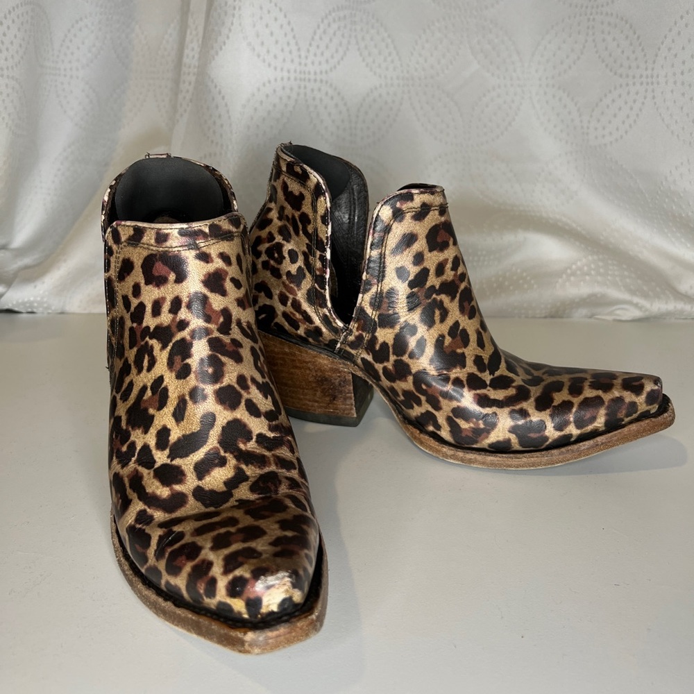 Ariat Dixon Distressed Leopard Print Boot